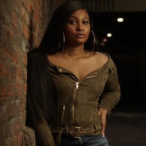 Green fashion nova jacket